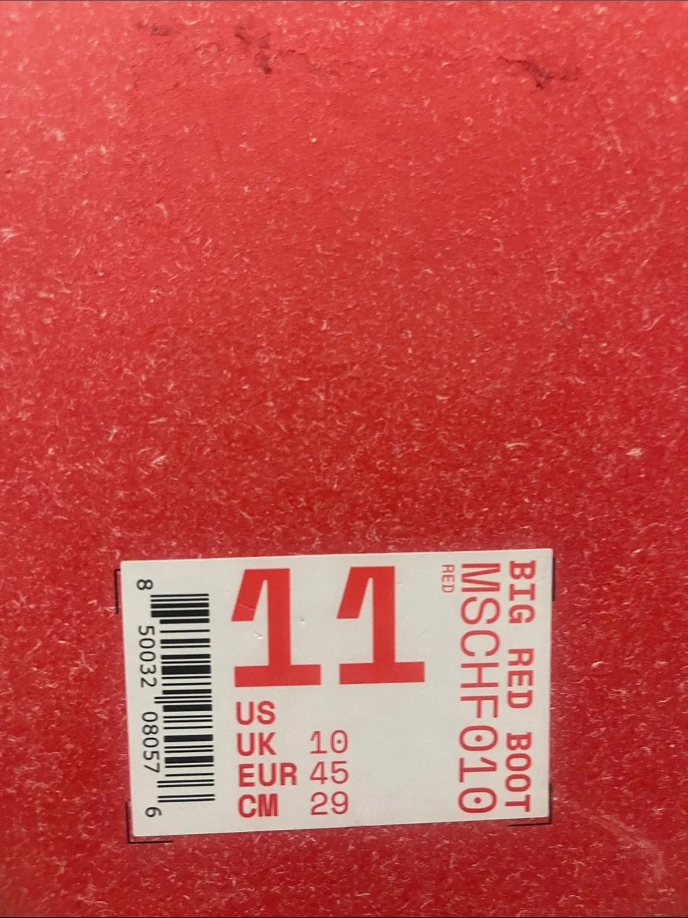 MSCHF big red boots
